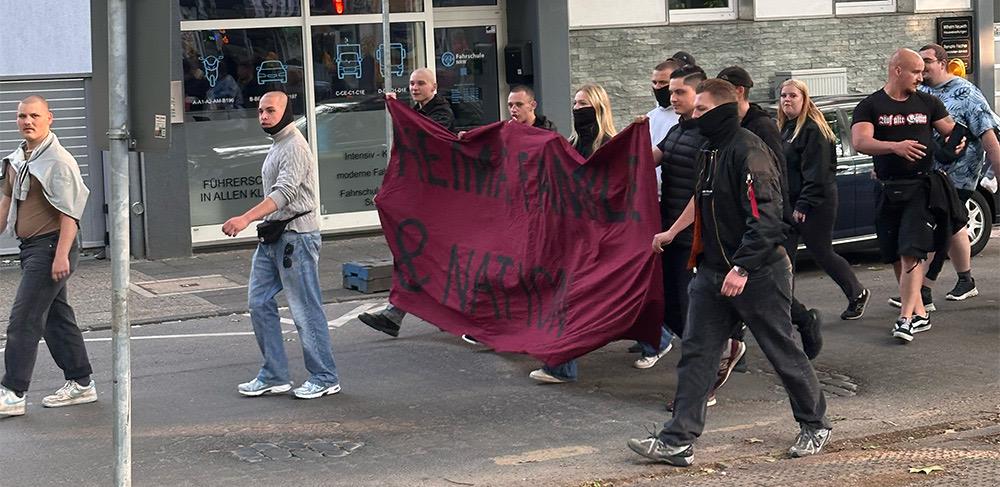 Neonazi-Demonstration 9. Juni 2025 in Krefeld